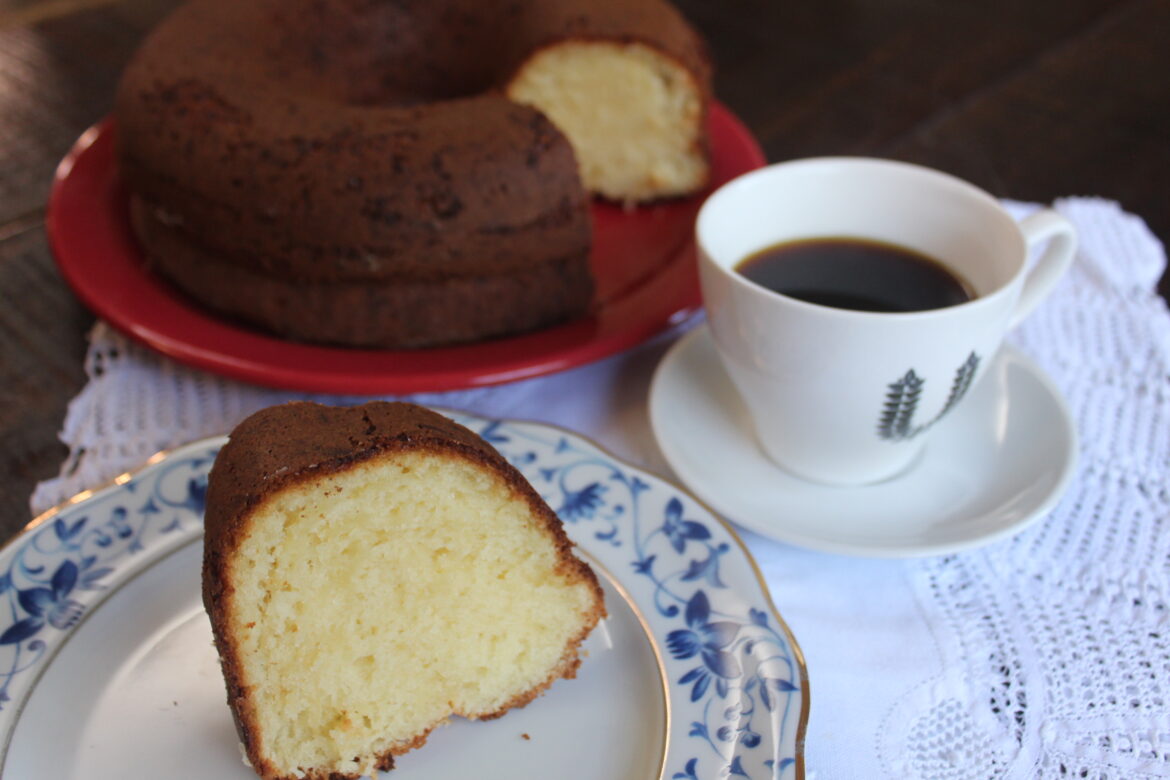 Doces lembranças em um bolo de queijo
